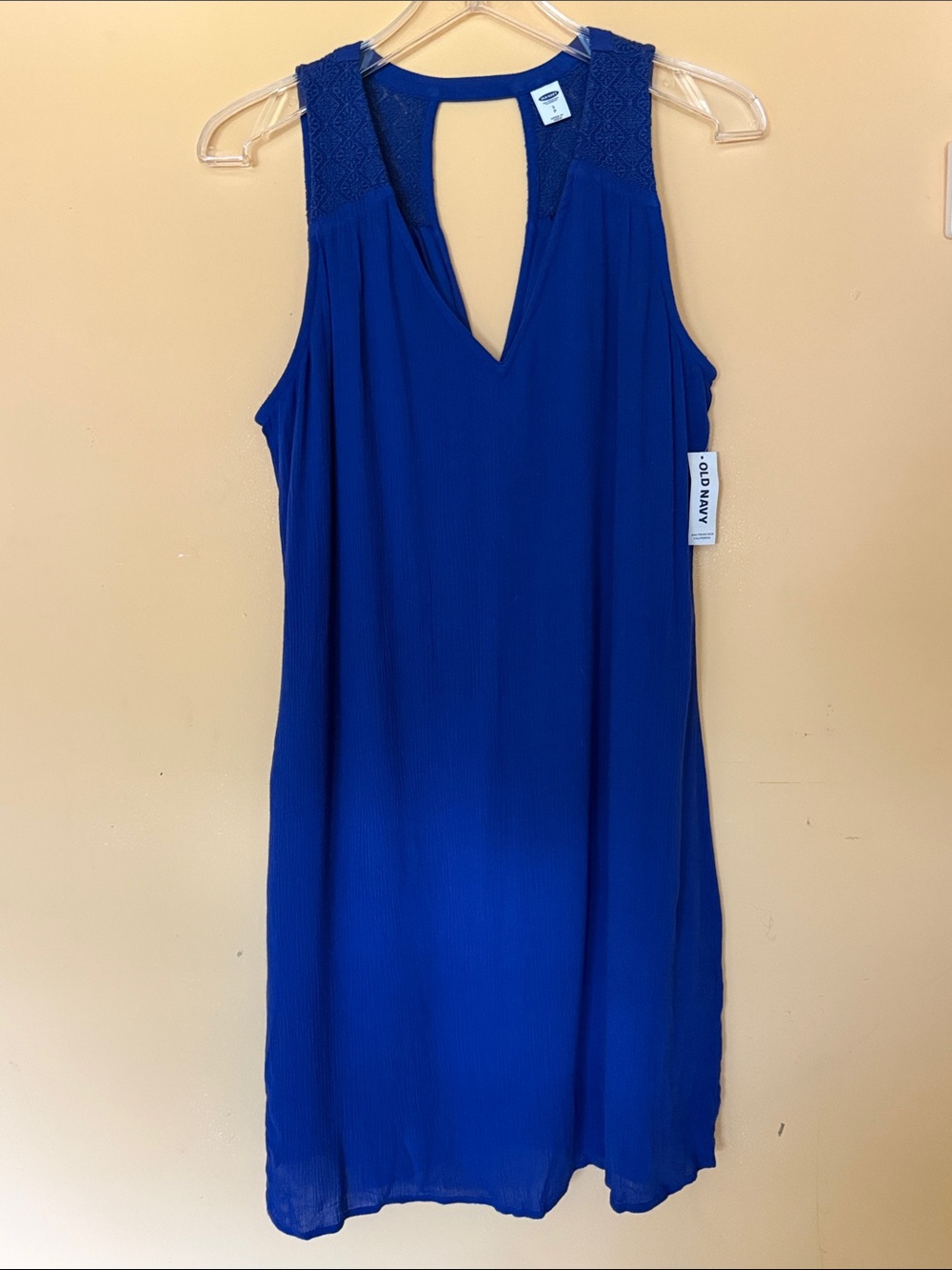 Old Navy Royal Blue Sleeveless Shift Dress